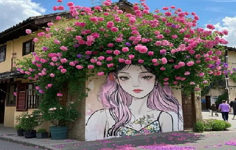 嵩明怎么设计网红打卡墙绘