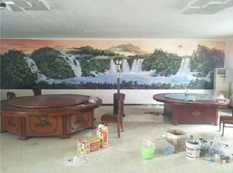 嵩明墙绘-写实风景