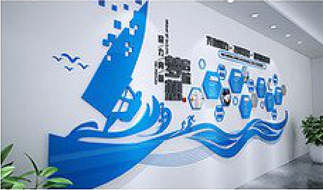 嵩明海浪主题文化墙如何设计？