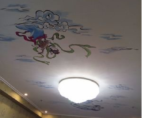 嵩明如何快速绘制天花板上的手绘墙？