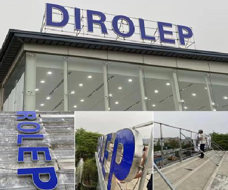 嵩明楼顶发光字安装的注意事项。